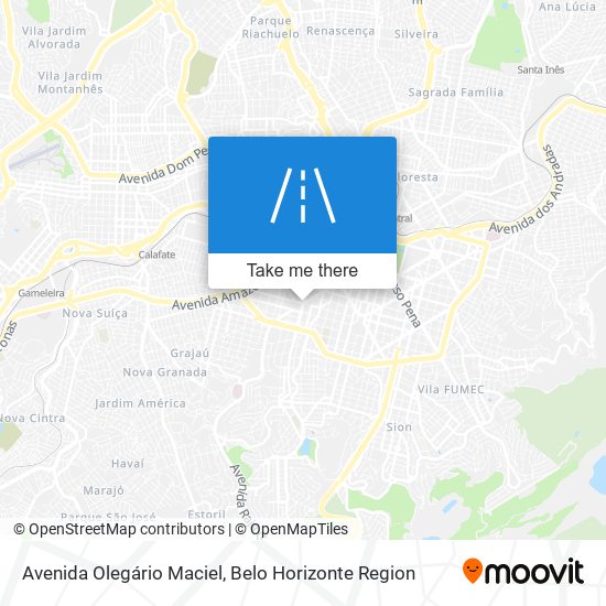 Mapa Avenida Olegário Maciel