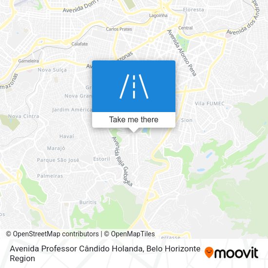 Avenida Professor Cândido Holanda map
