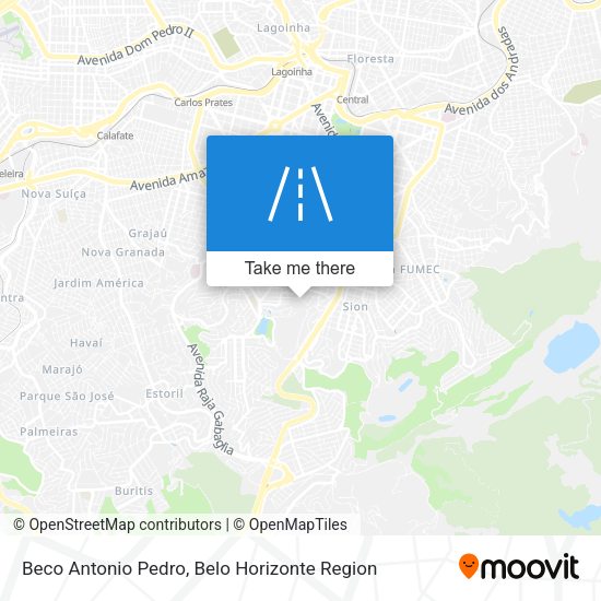 Beco Antonio Pedro map