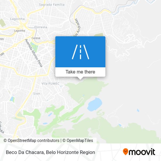 Beco Da Chacara map