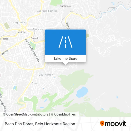 Beco Das Dores map