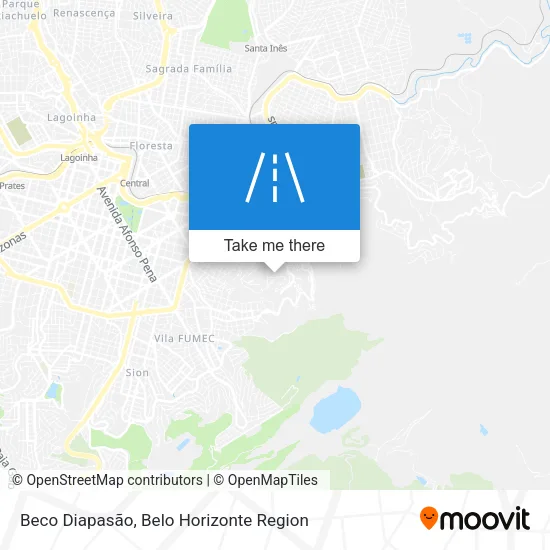 Beco Diapasão map