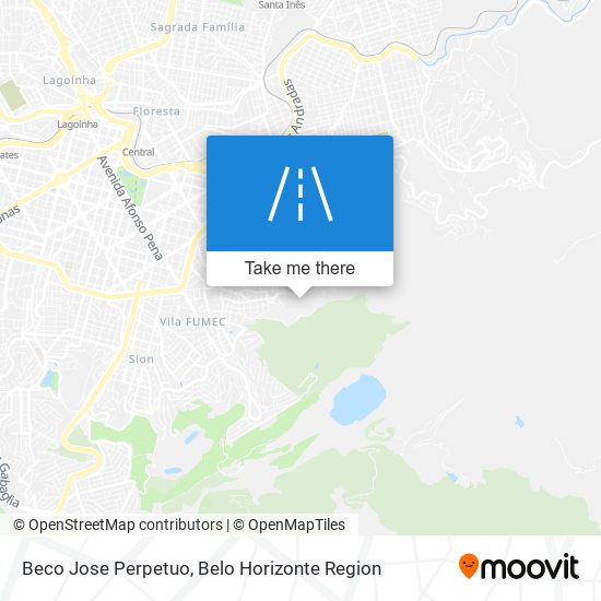 Mapa Beco Jose Perpetuo