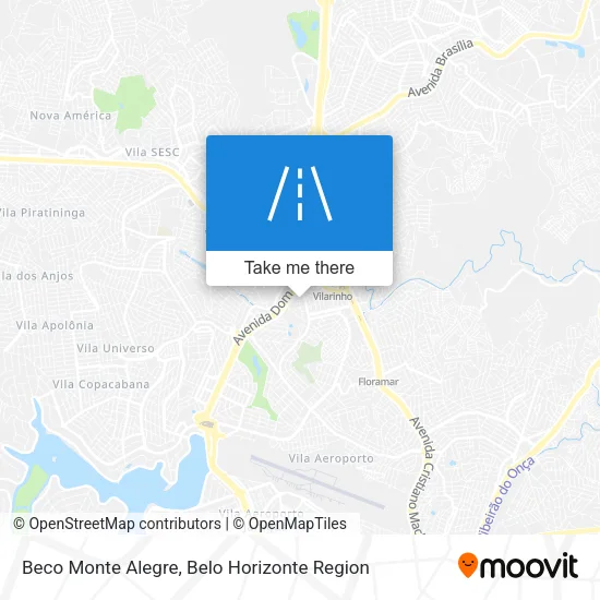 Beco Monte Alegre map