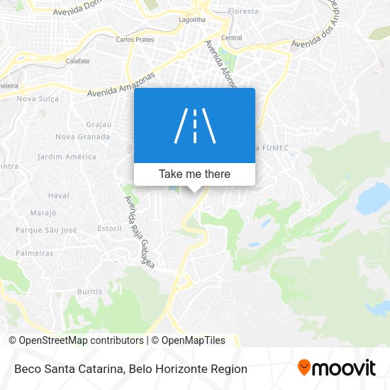 Beco Santa Catarina map