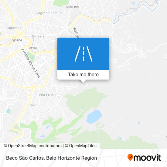 Beco São Carlos map