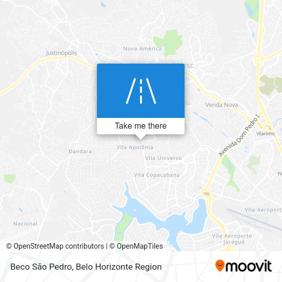 Beco São Pedro map