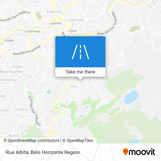Rua Albita map