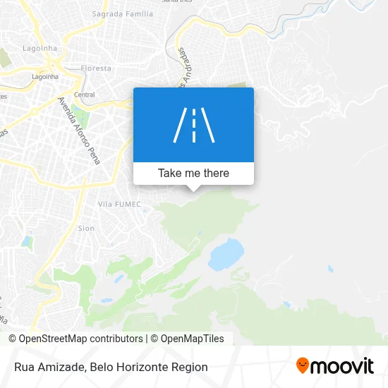 Rua Amizade map