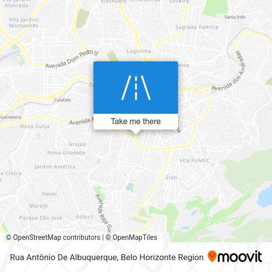 Rua Antônio De Albuquerque map