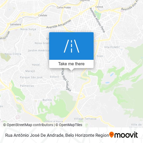 Rua Antônio José De Andrade map