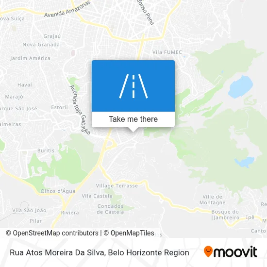 Rua Atos Moreira Da Silva map