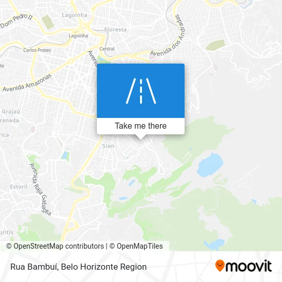 Rua Bambuí map