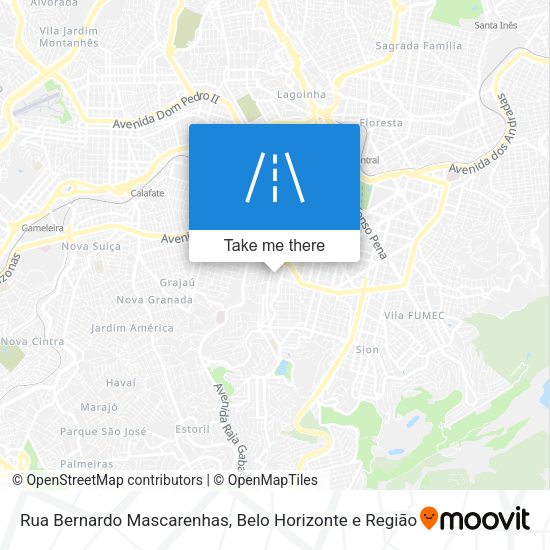 Rua Bernardo Mascarenhas map