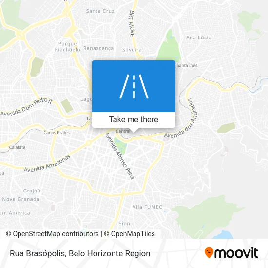 Rua Brasópolis map