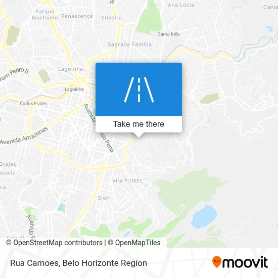 Rua Camoes map