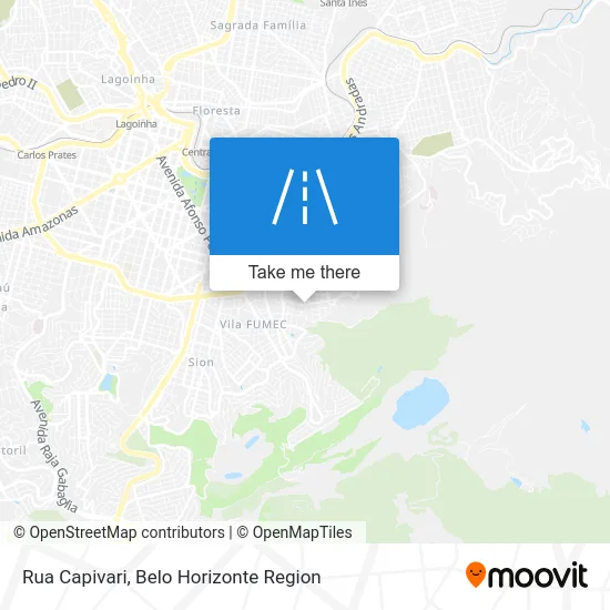 Rua Capivari map