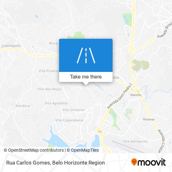 Mapa Rua Carlos Gomes