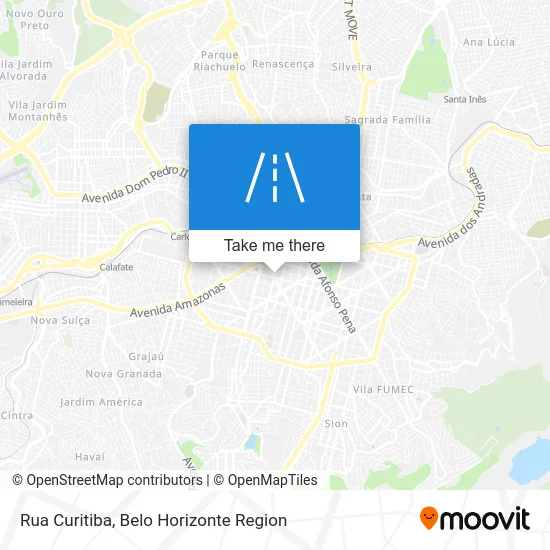 Rua Curitiba map