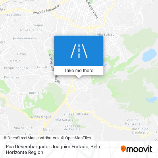 Mapa Rua Desembargador Joaquim Furtado