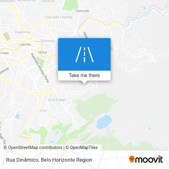 Rua Dinâmico map