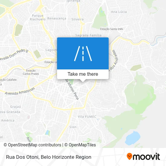 Rua Dos Otoni map