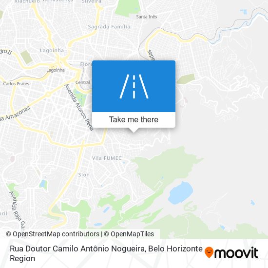 Rua Doutor Camilo Antônio Nogueira map