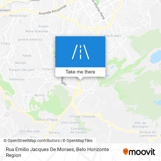 Mapa Rua Emilio Jacques De Moraes