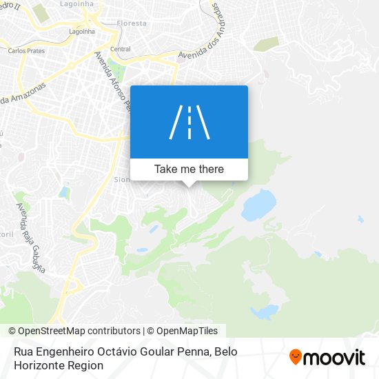 Mapa Rua Engenheiro Octávio Goular Penna