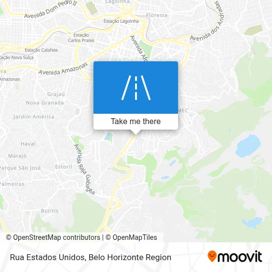 Rua Estados Unidos map