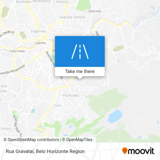 Rua Gravataí map