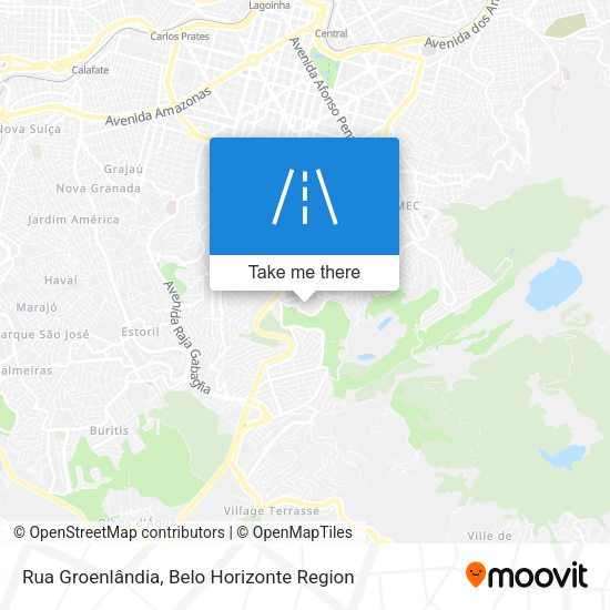 Rua Groenlândia map