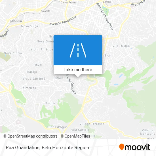 Rua Guandahus map