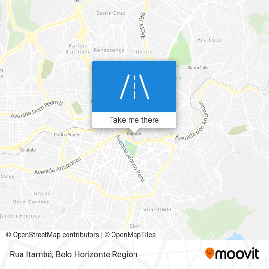 Rua Itambé map