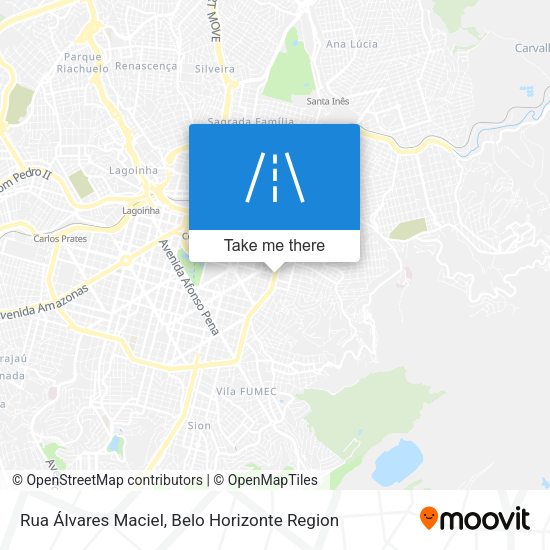 Rua Álvares Maciel map