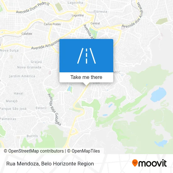 Rua Mendoza map
