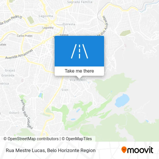 Rua Mestre Lucas map