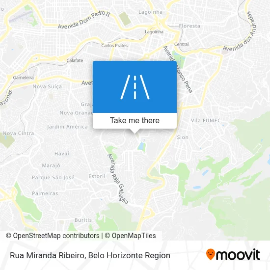 Rua Miranda Ribeiro map