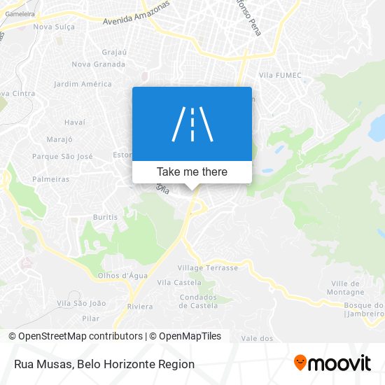 Rua Musas map