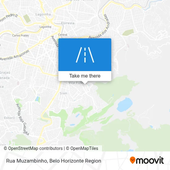 Rua Muzambinho map