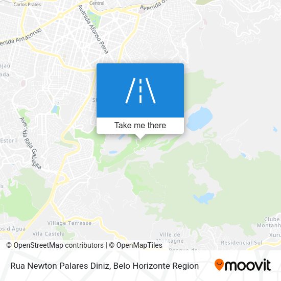 Rua Newton Palares Diniz map