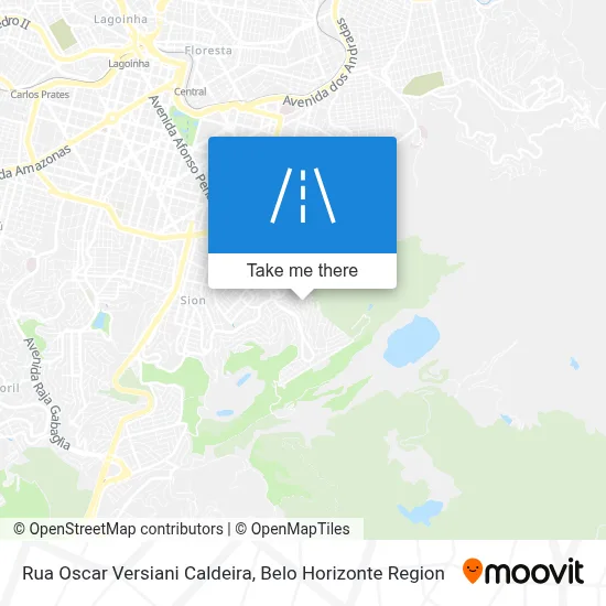 Rua Oscar Versiani Caldeira map