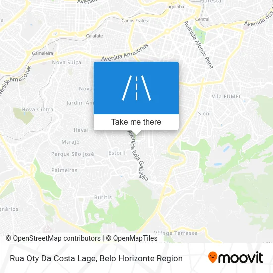 Rua Oty Da Costa Lage map