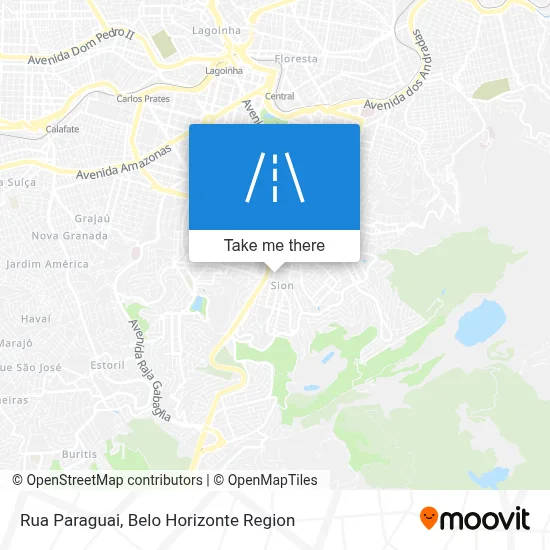 Rua Paraguai map
