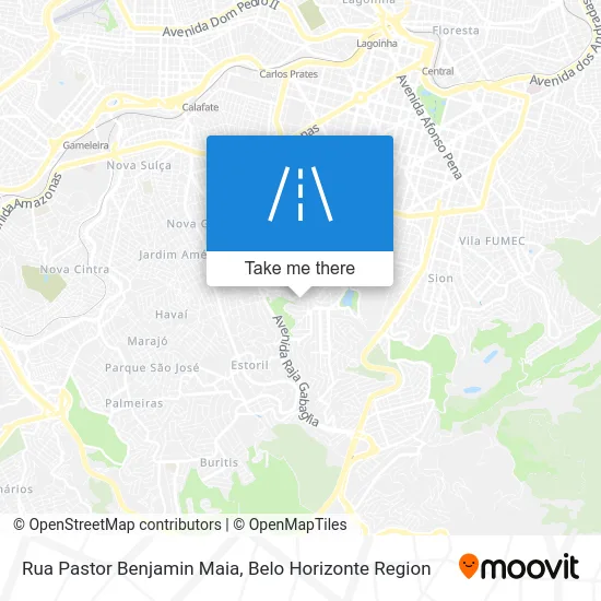 Rua Pastor Benjamin Maia map