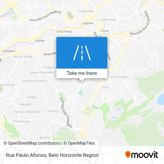 Rua Paulo Afonso map