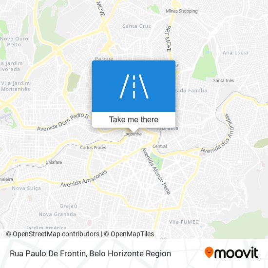 Mapa Rua Paulo De Frontin