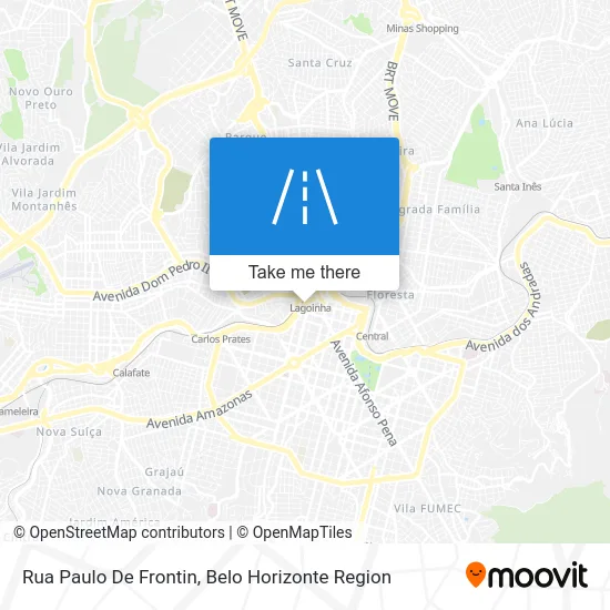 Rua Paulo De Frontin map