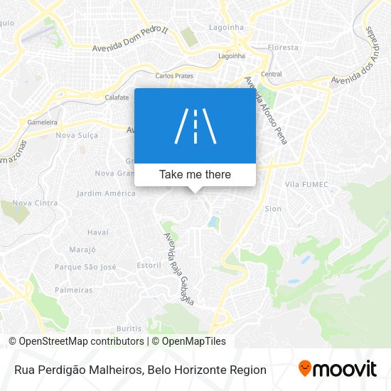 Rua Perdigão Malheiros map