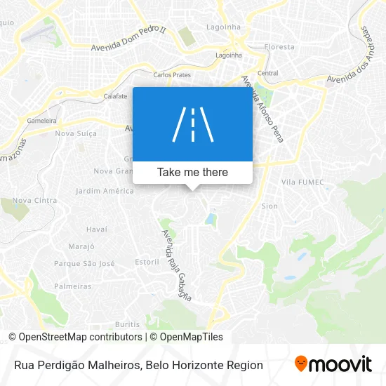 Rua Perdigão Malheiros map